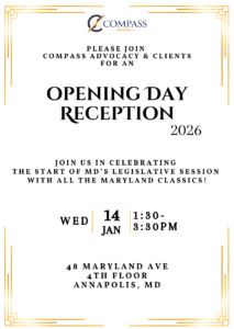 Compass Advocacy Opening Day Reception 2026 Invite